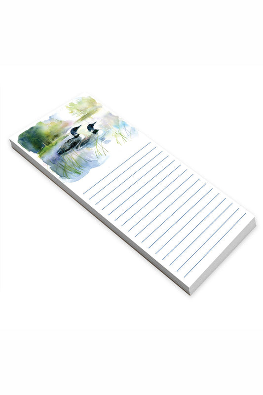 List Pad - Loons on the Lake