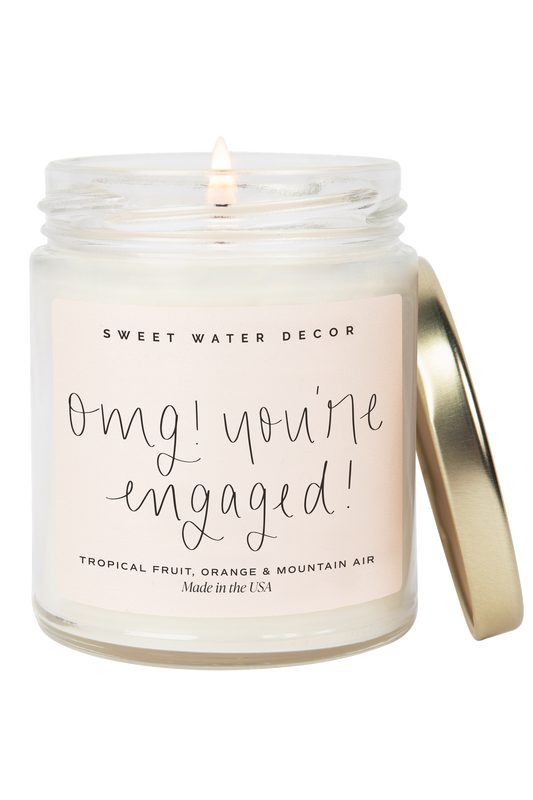 OMG! You're Engaged! 9 oz Soy Candle