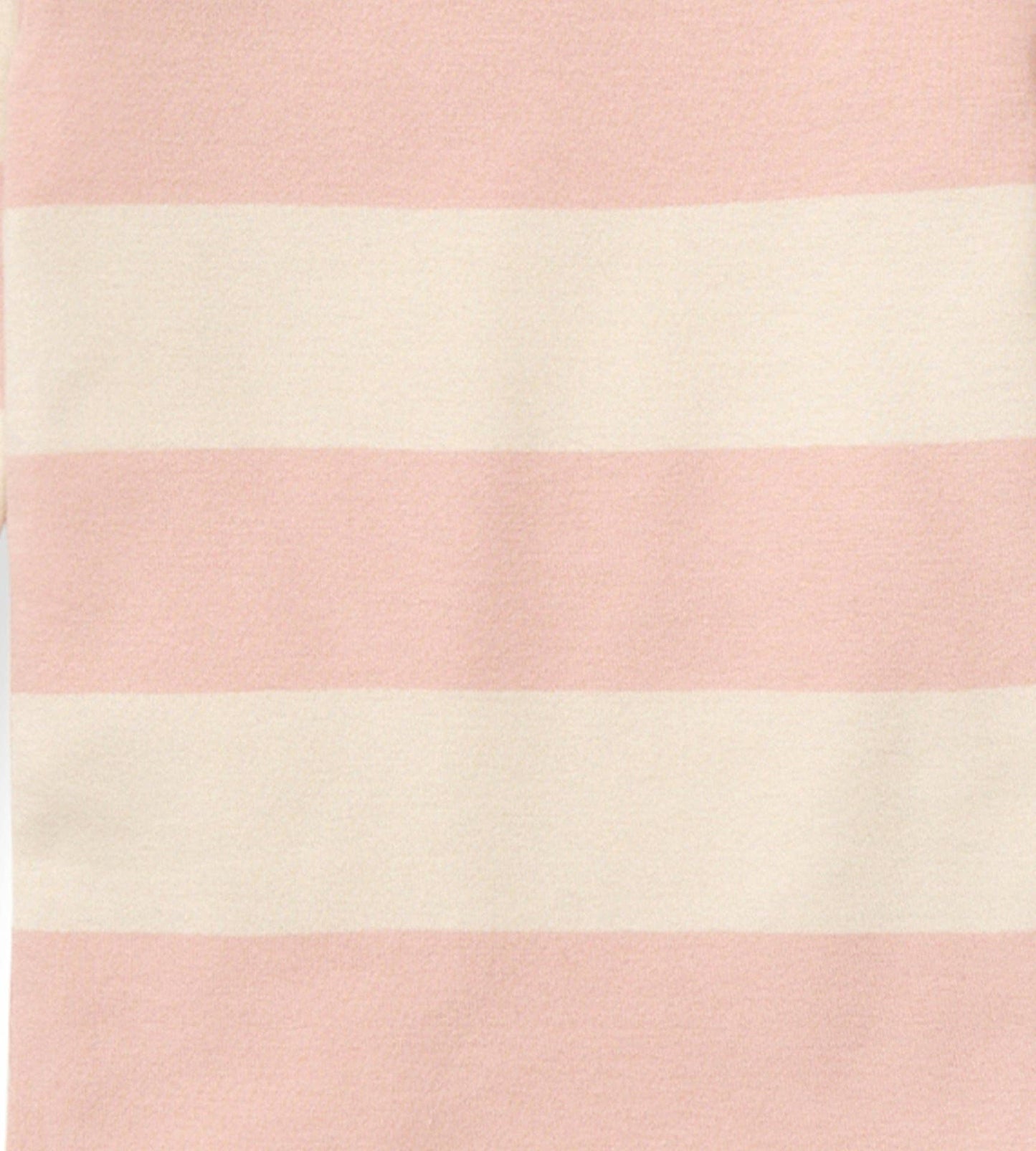 Rugby Stripe Organic Cotton Sleep & Play - Pink Sand / 3-6 Months