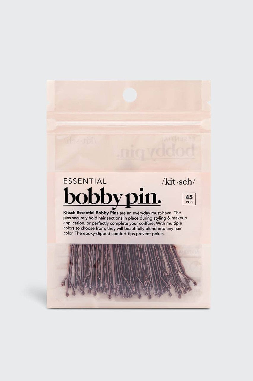 Essential Bobby Pins 45pc - Brown