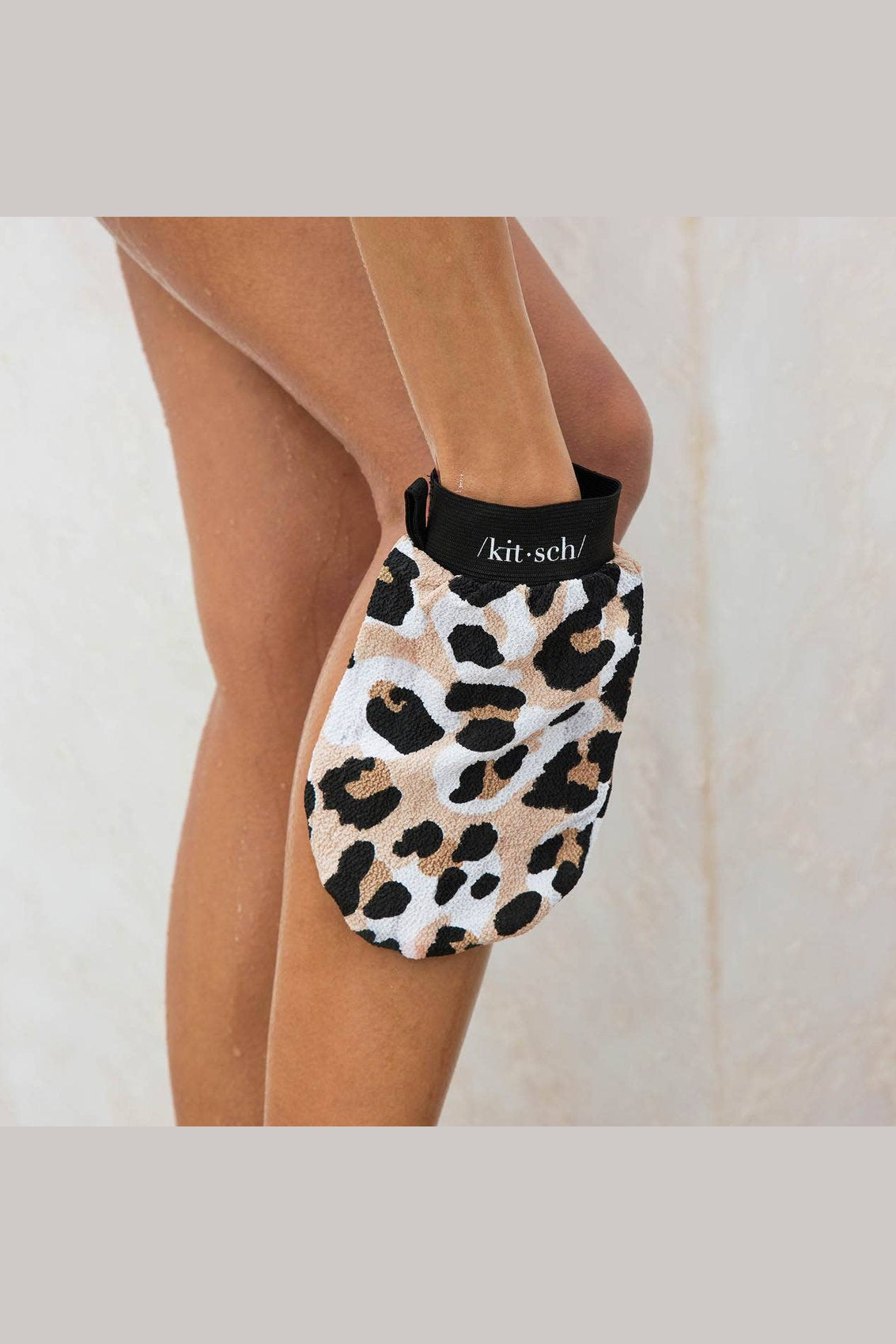 Leopard Eco-Friendly Exfoliating Glove