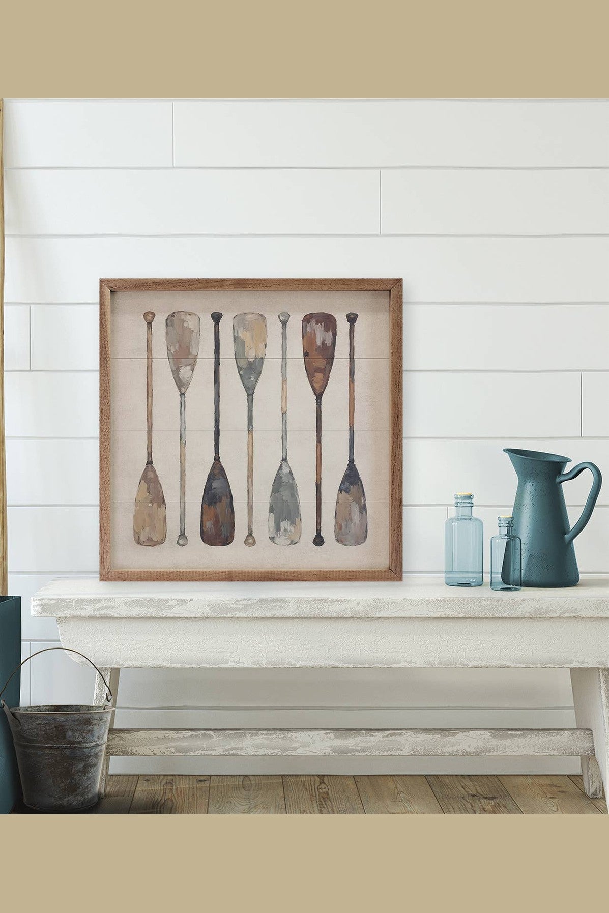 Vintage Boat Oars Print