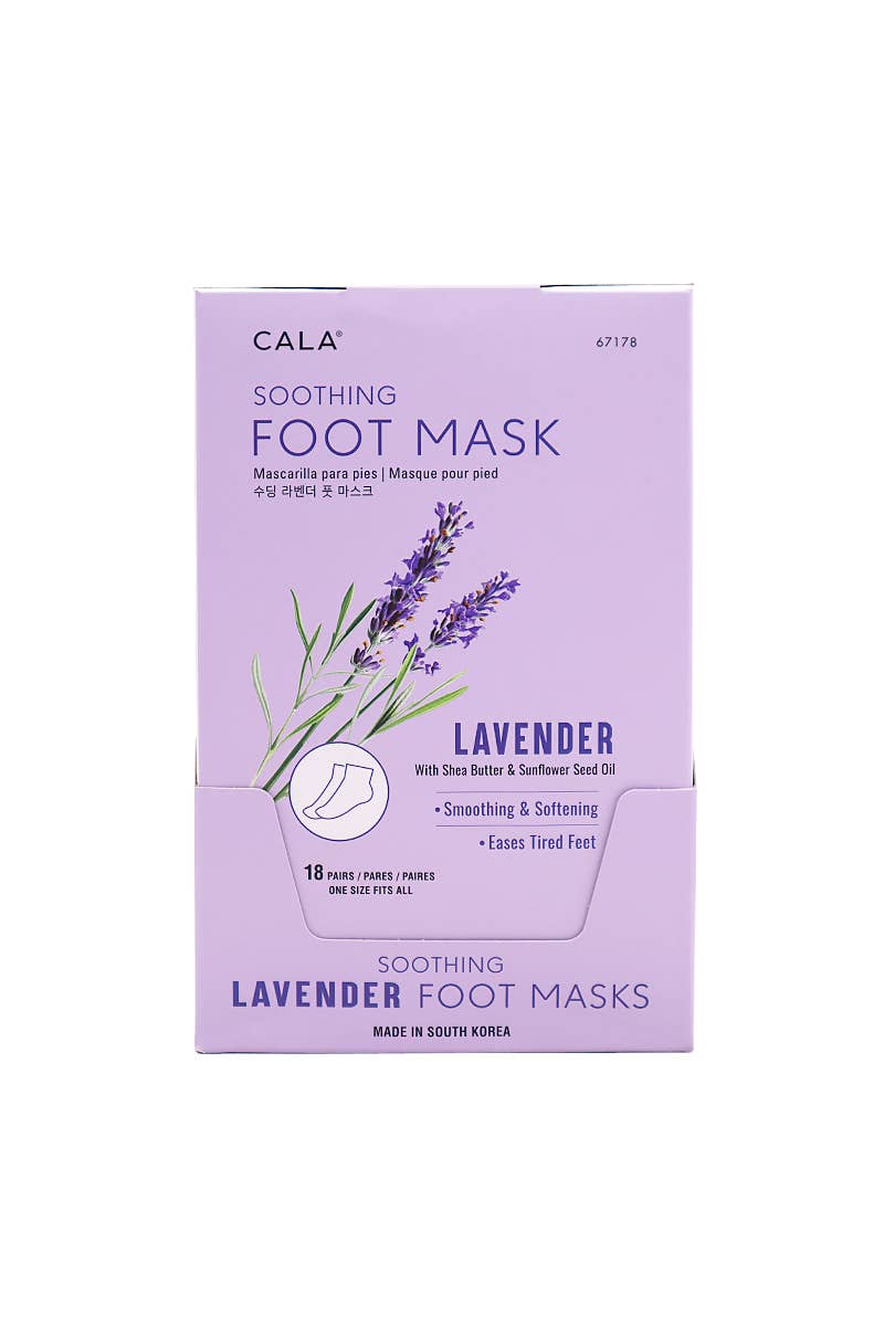 Lavender Soothing Foot Mask Set - 3 Pairs