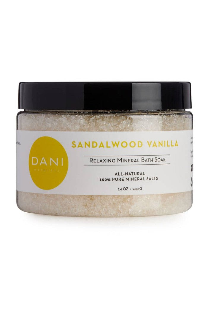 Sandalwood Vanilla Mineral Spa Soak 14oz
