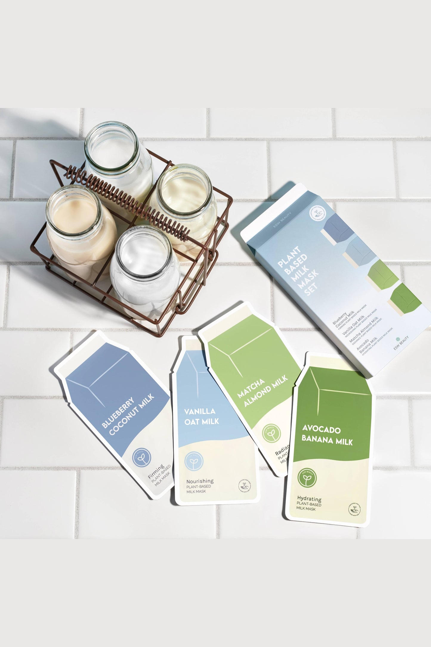 Plant-Based Milk Mask Set