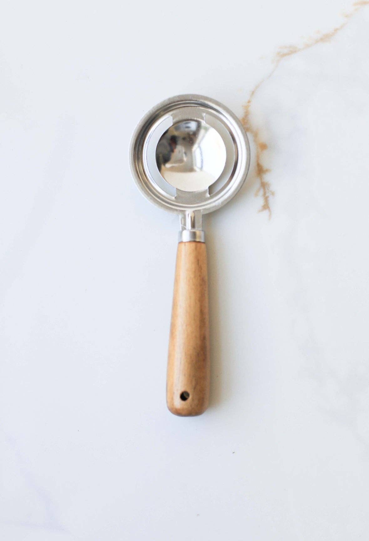 Wood Handle Egg White Separator