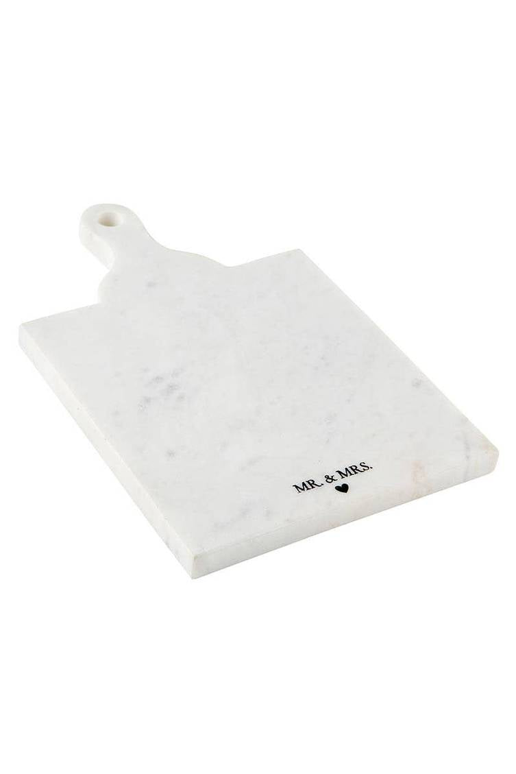Marble Board with Handle - Mr. & Mrs.