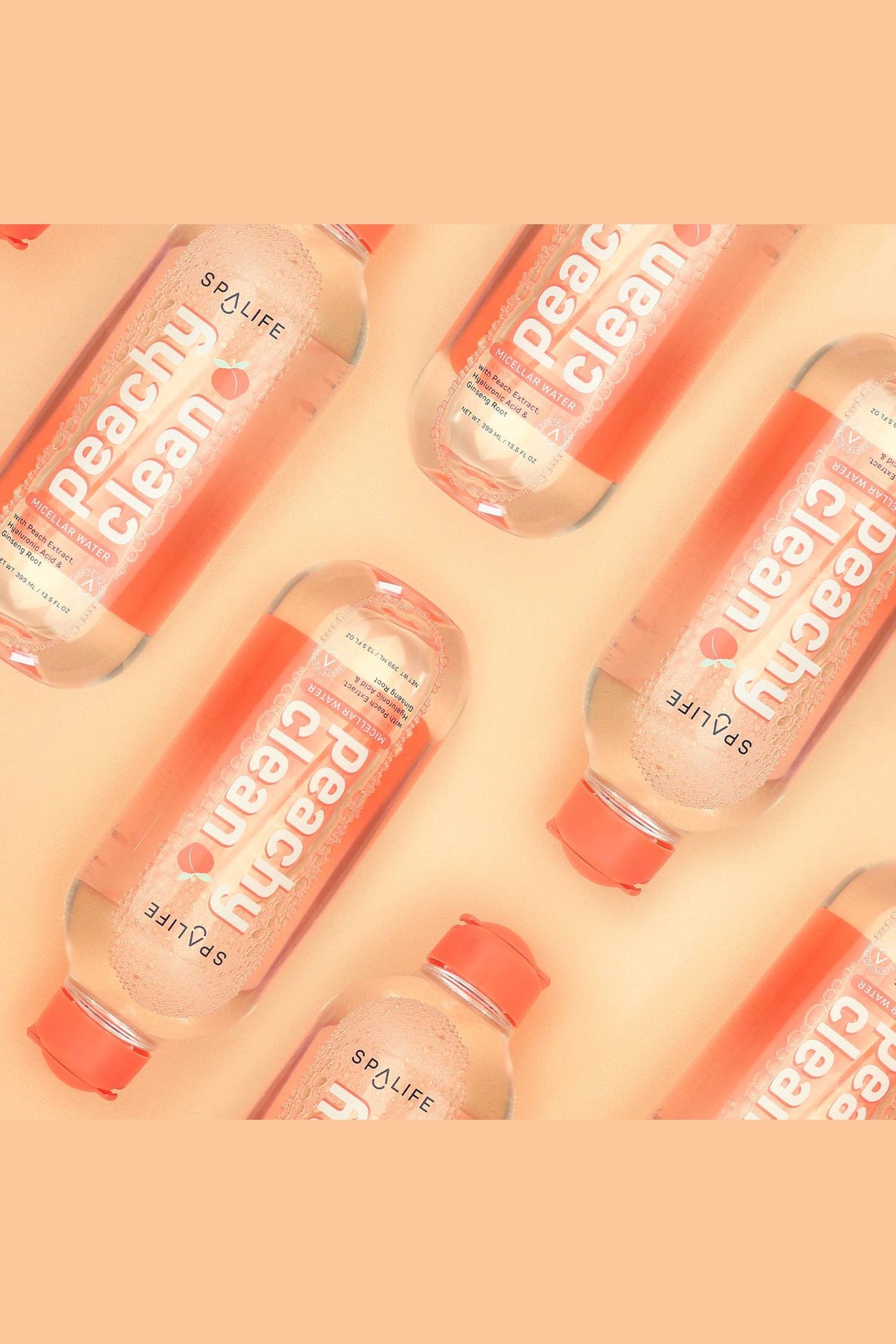 Peachy Clean Micellar Water & Hyaluronic Acid Makeup Remover