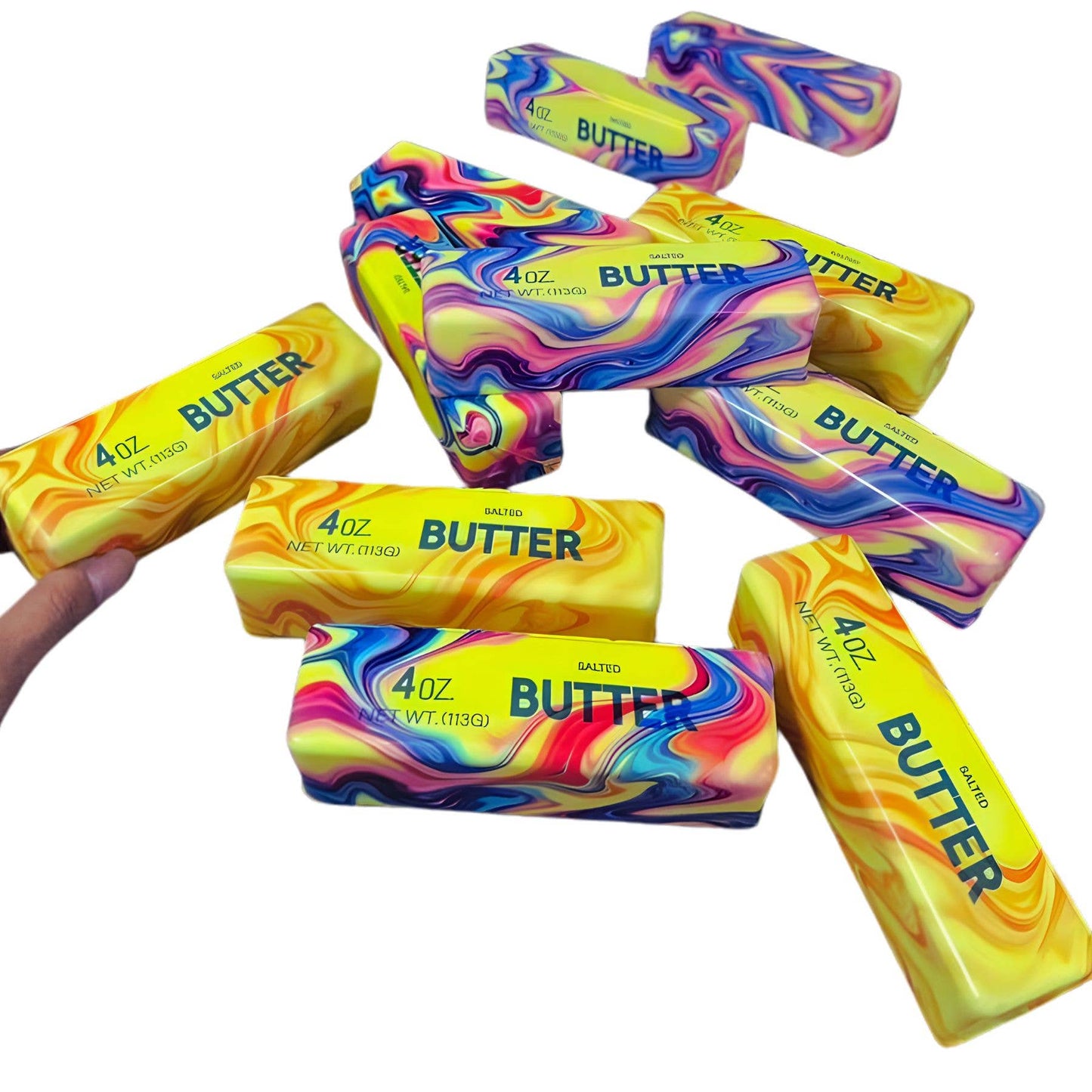 Tie Dye Butter Squishy