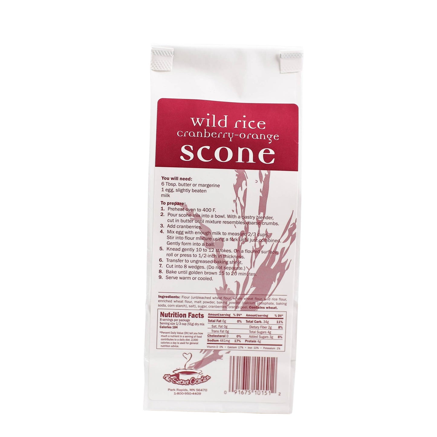 Wild Rice Cranberry-Orange Scone