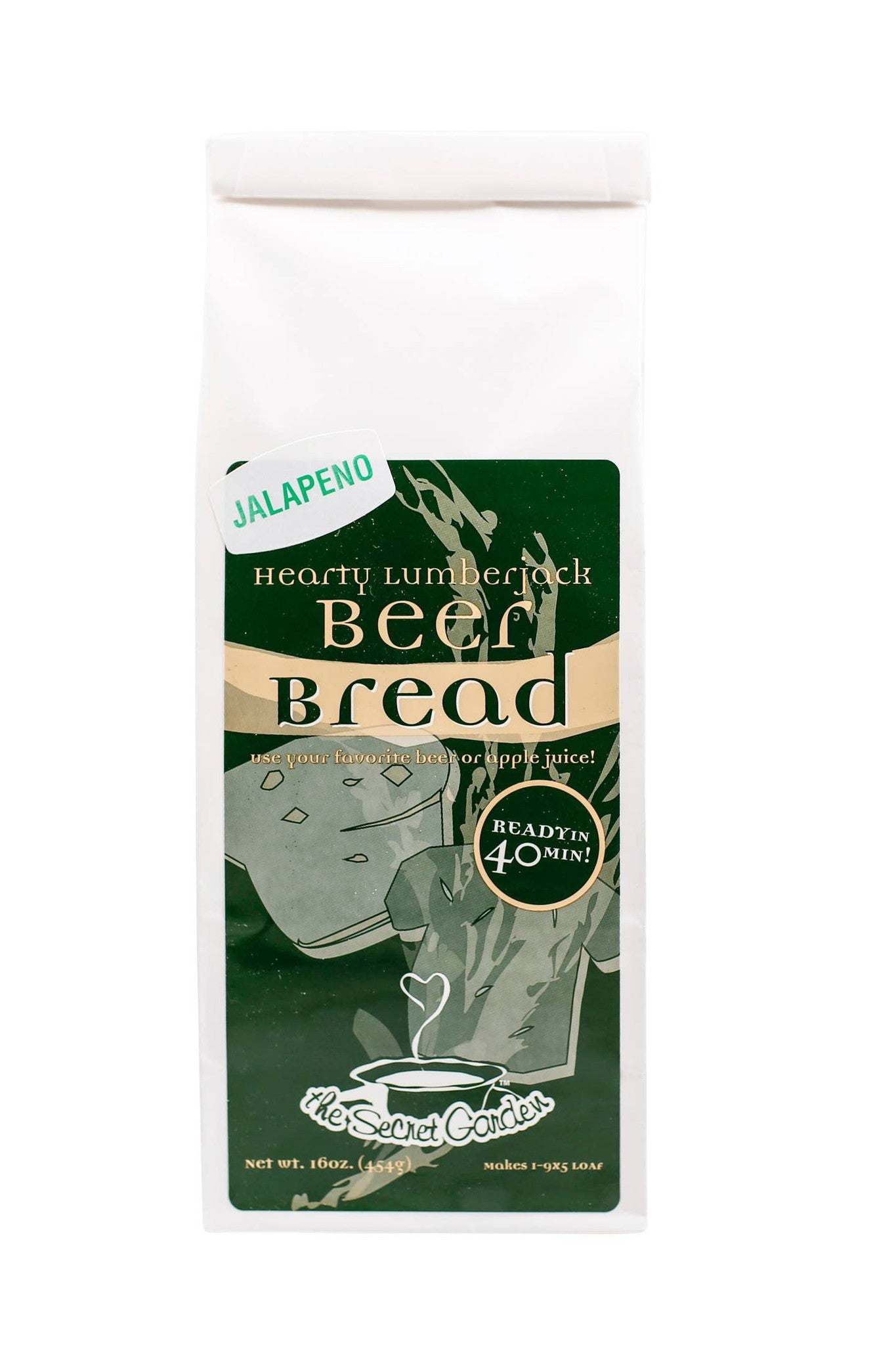 Hearty Lumberjack Jalapeno Beer Bread