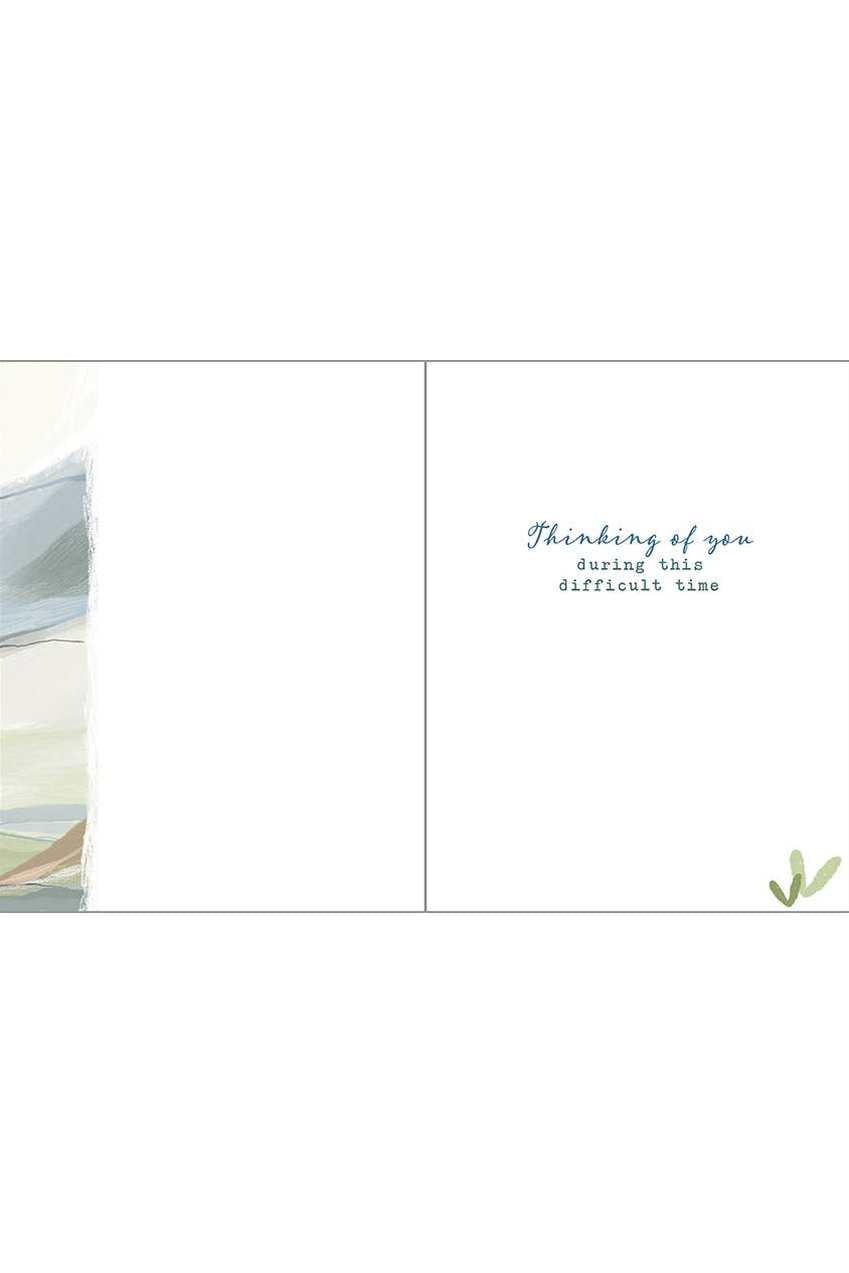 Sympathy Greeting Card - Peaceful Landscape