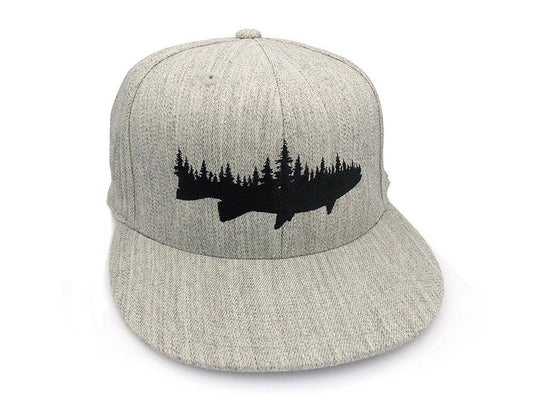 Fish and Forest Hat: Curved Bill