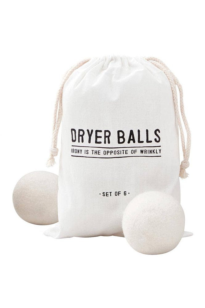 Wool Dryer Balls - Set of 6