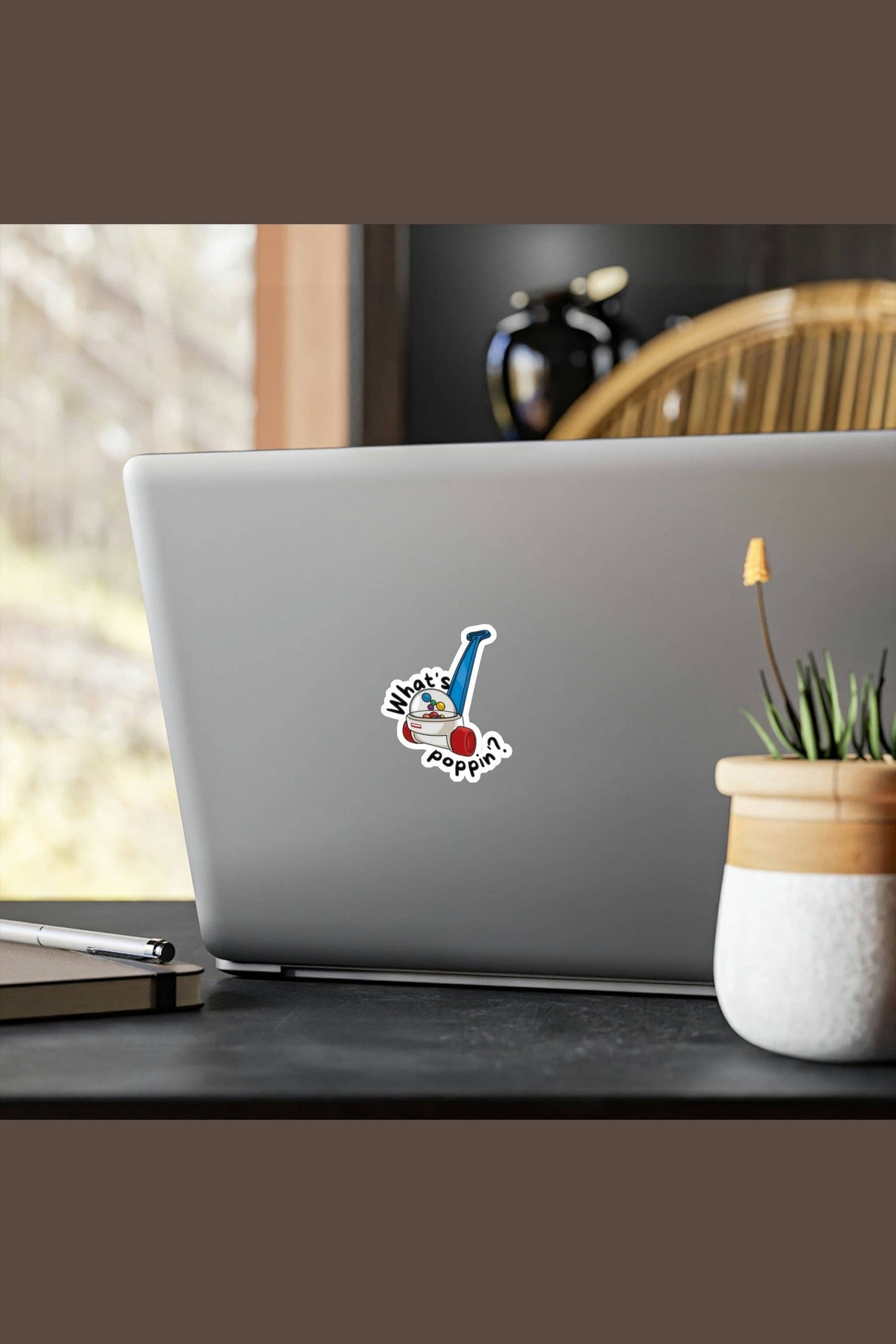 What's Poppin? Vinyl Sticker Decal