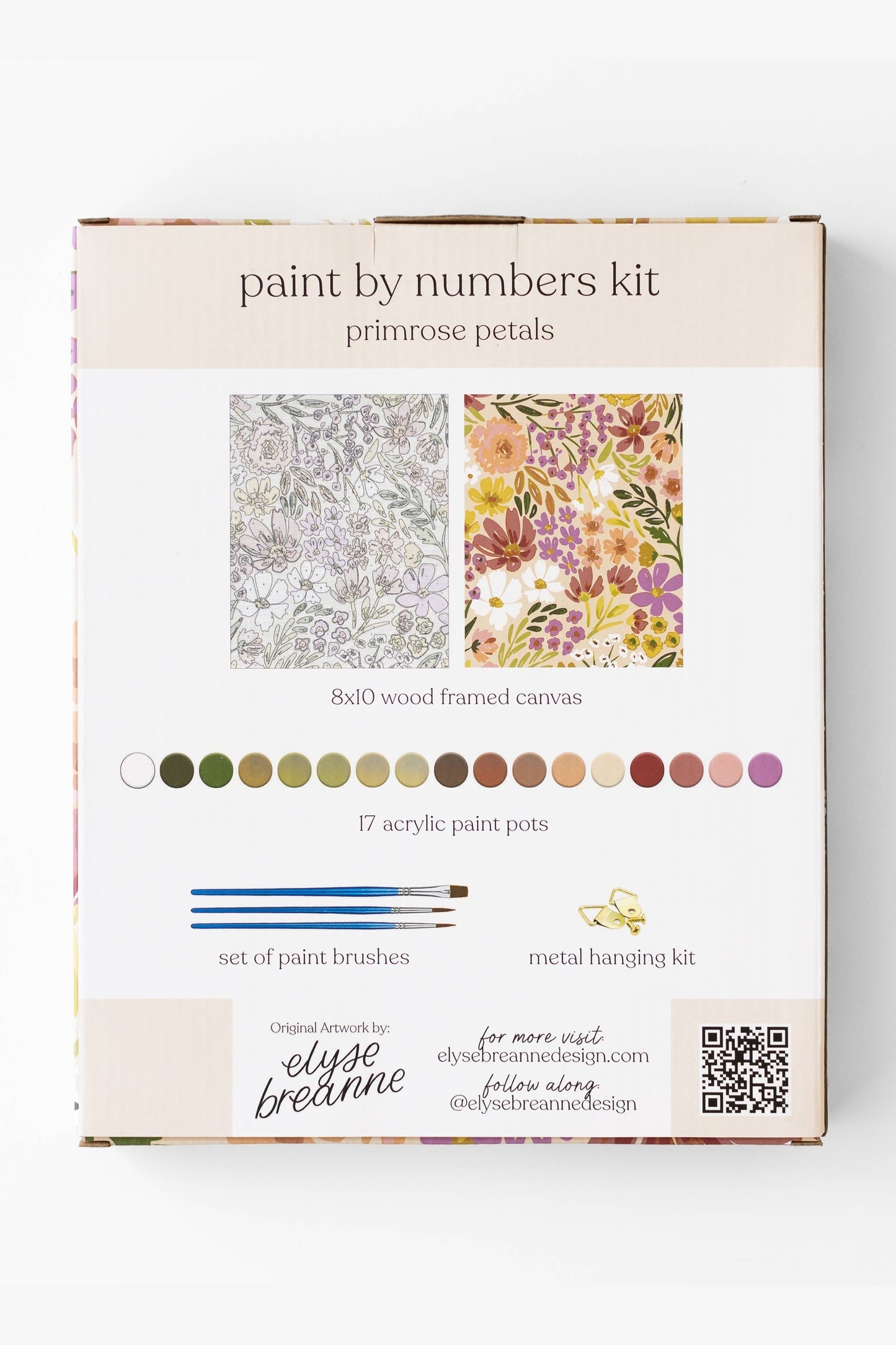 Primrose Petals Paint By Number Kit