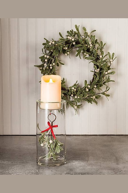 Frost Mistletoe Wreath