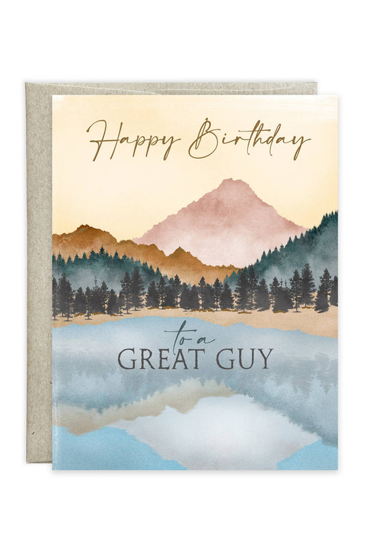 Birthday Greeting Card - Lakeside Guy