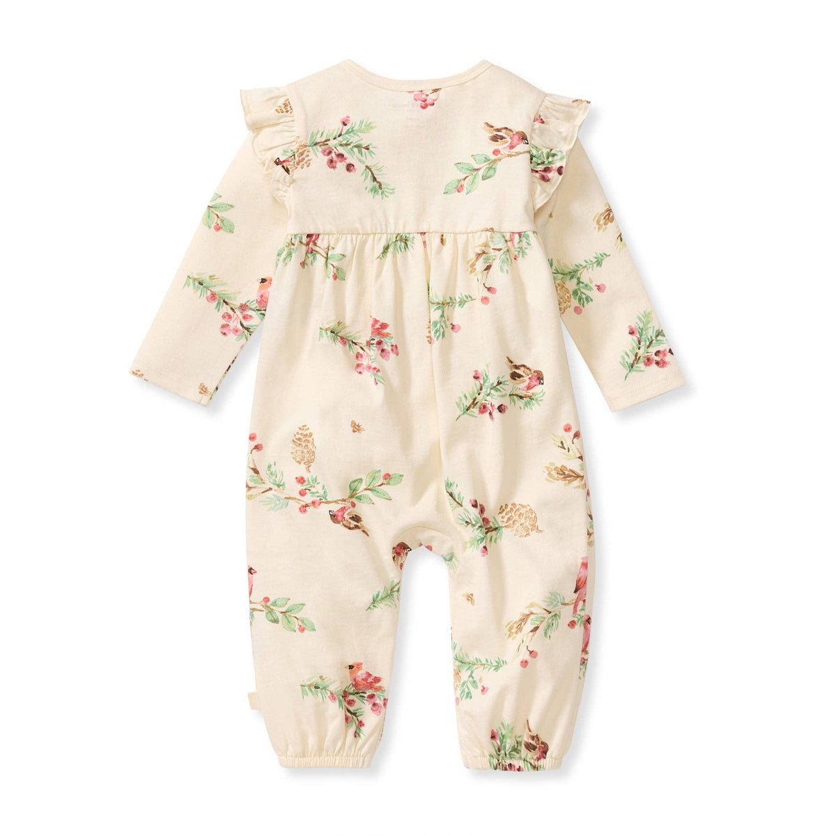Winter Birds Baby Girls Jumpsuit: 12M