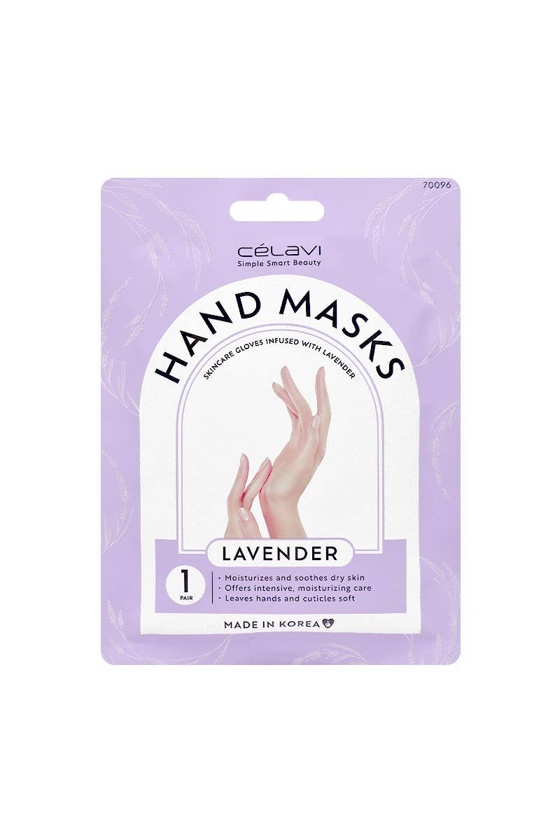 Lavender Hand Masks Set - 3 Pairs