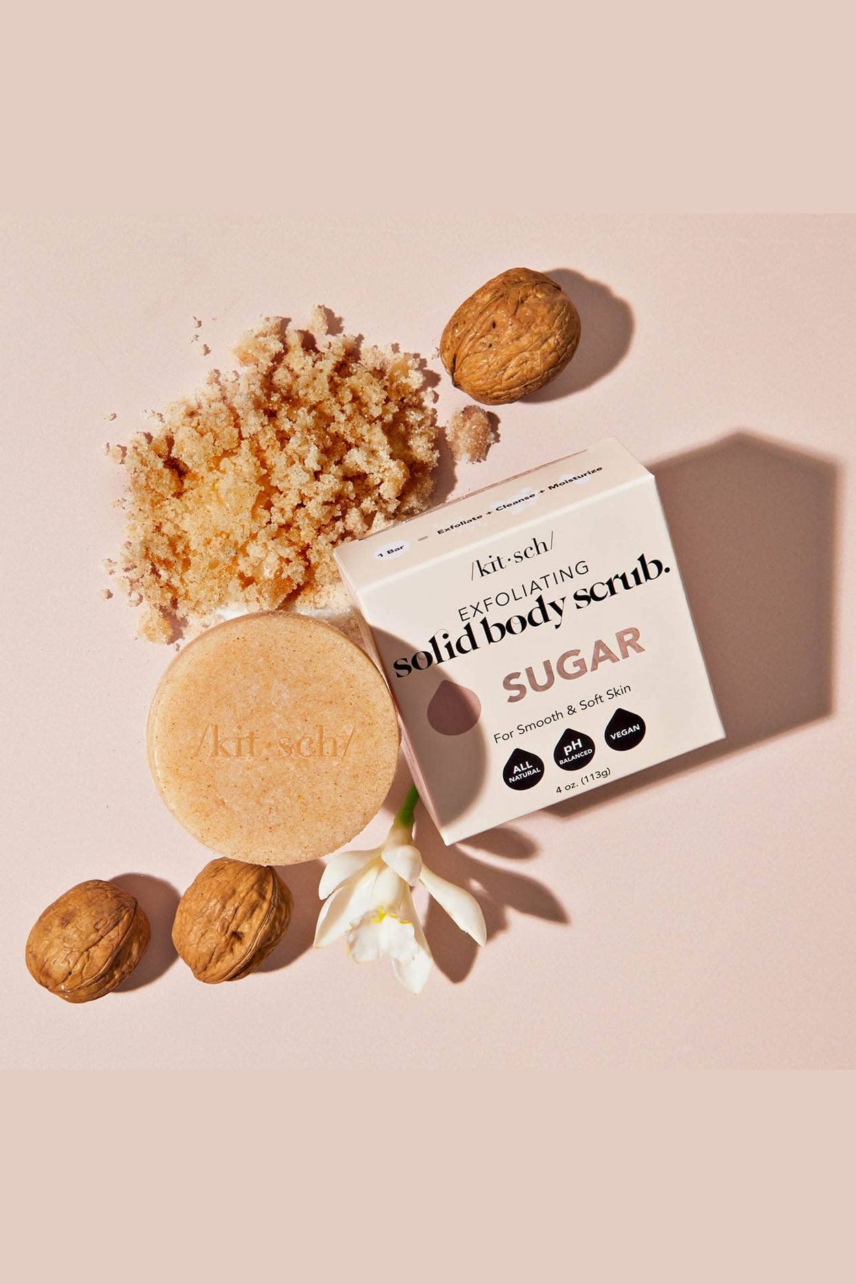 Sugar Exfoliating Body Scrub Bar