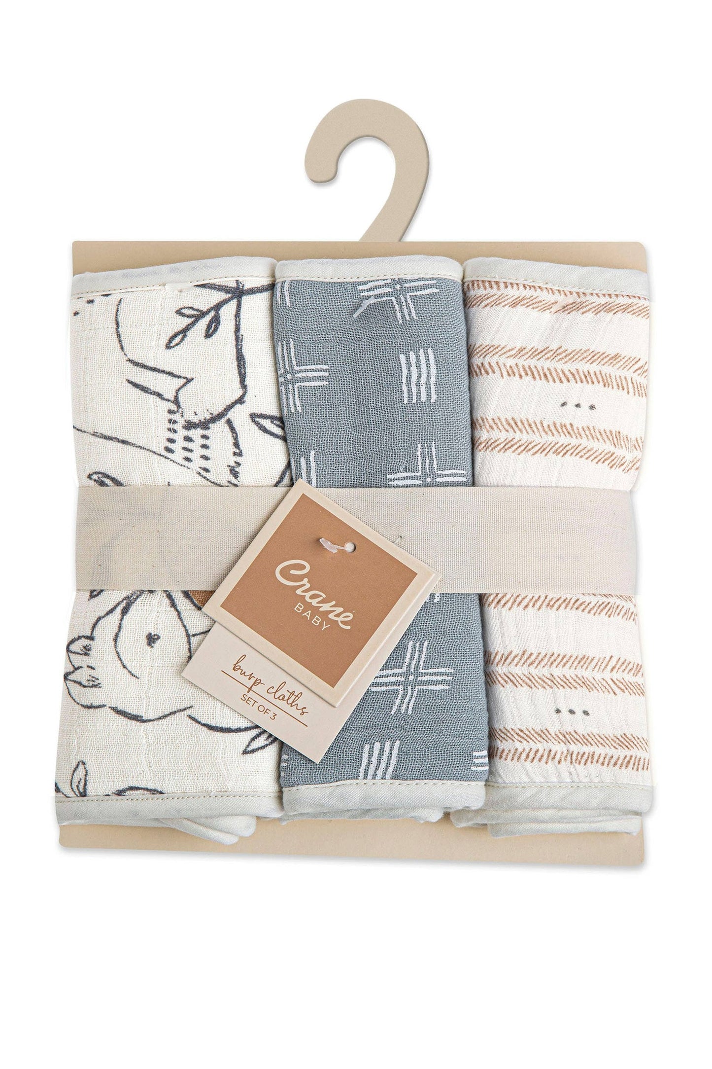 Ezra 3-Pc. Burp Cloths