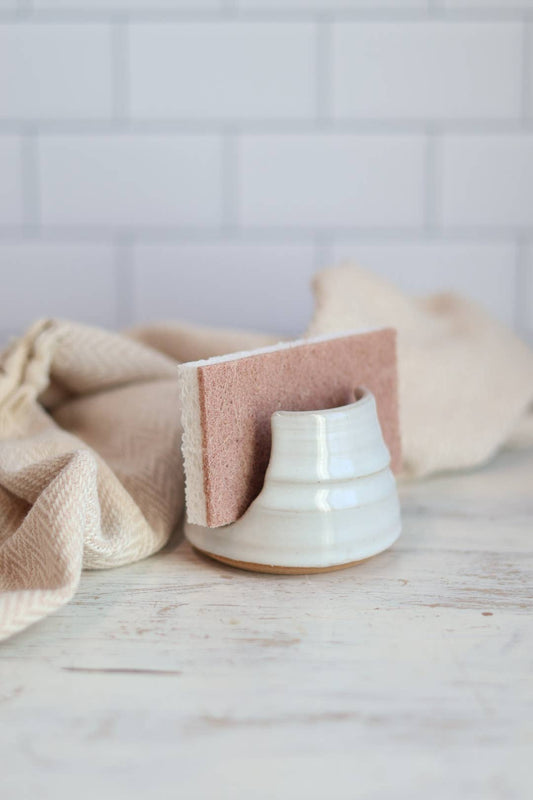 Sponge Holder in White