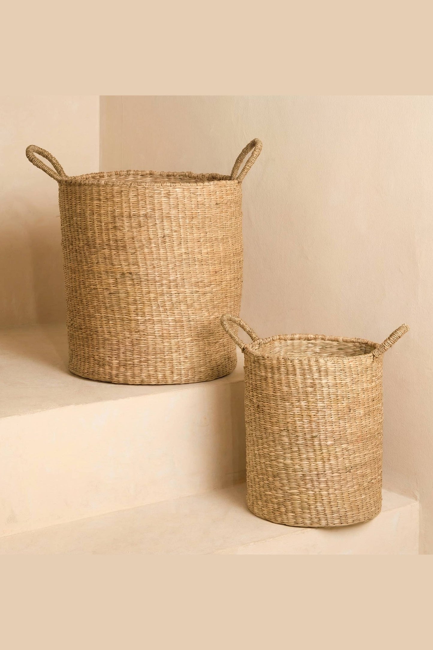 Seagrass Floor Basket with Handles