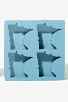 Minnesota Large Ice Cube Tray: Forest Green