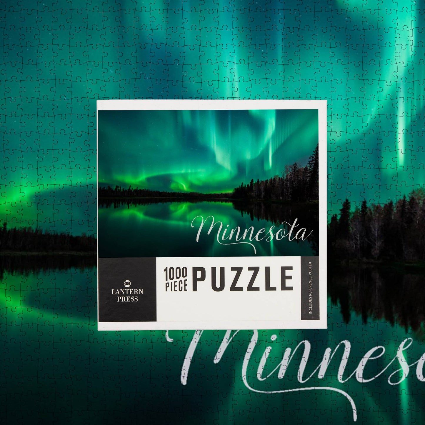 1000 Piece Northern Lights MN Puzzle