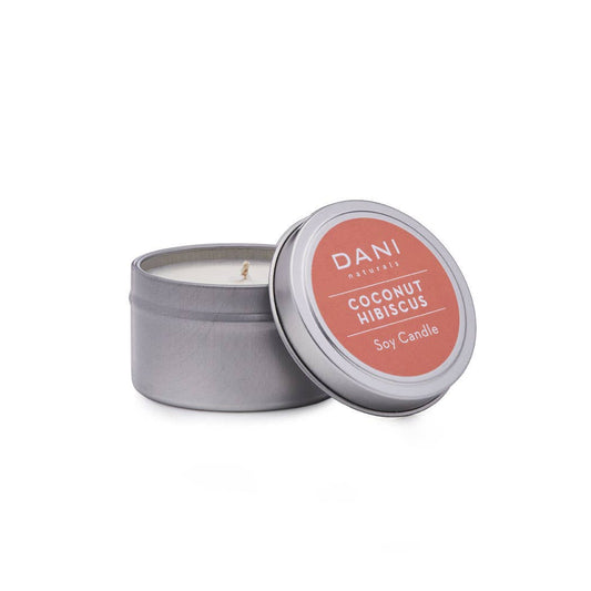 Coconut Hibiscus Travel Candle Tin 2oz