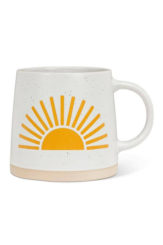 Wide Base Mug with Sun