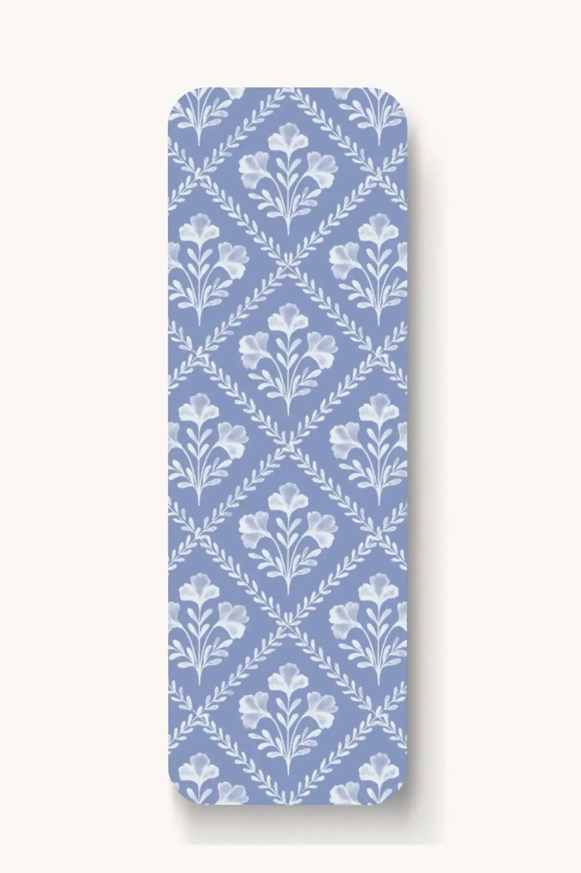 Floral Bookmark - Watercolor Checker