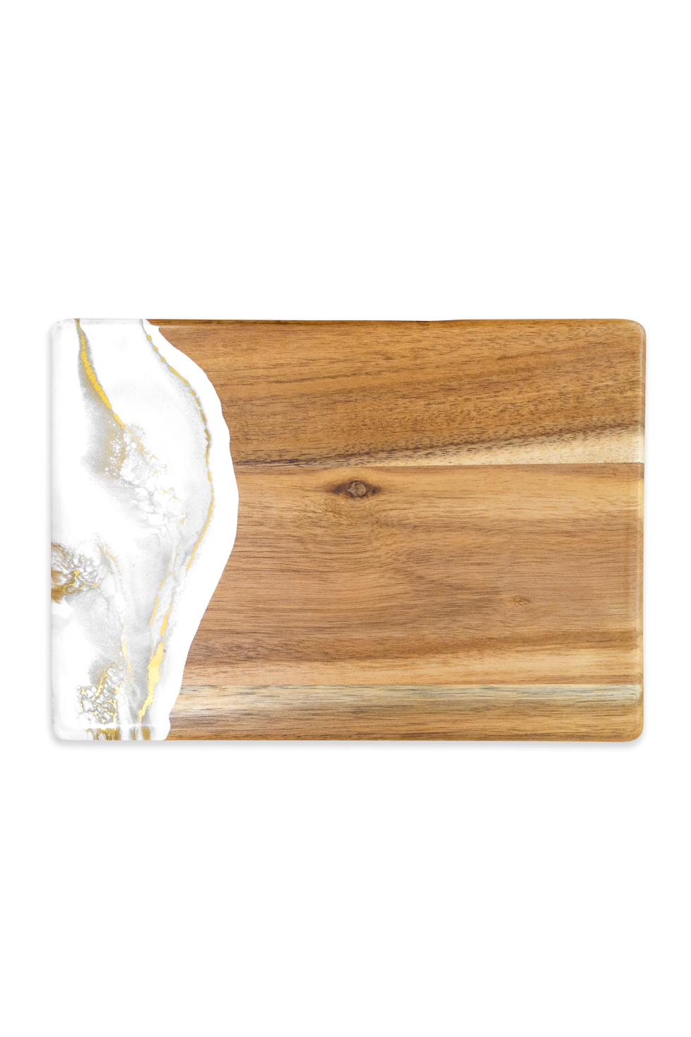 Wood Resin Date Night Cheese Charcuterie Board - Northern Lights