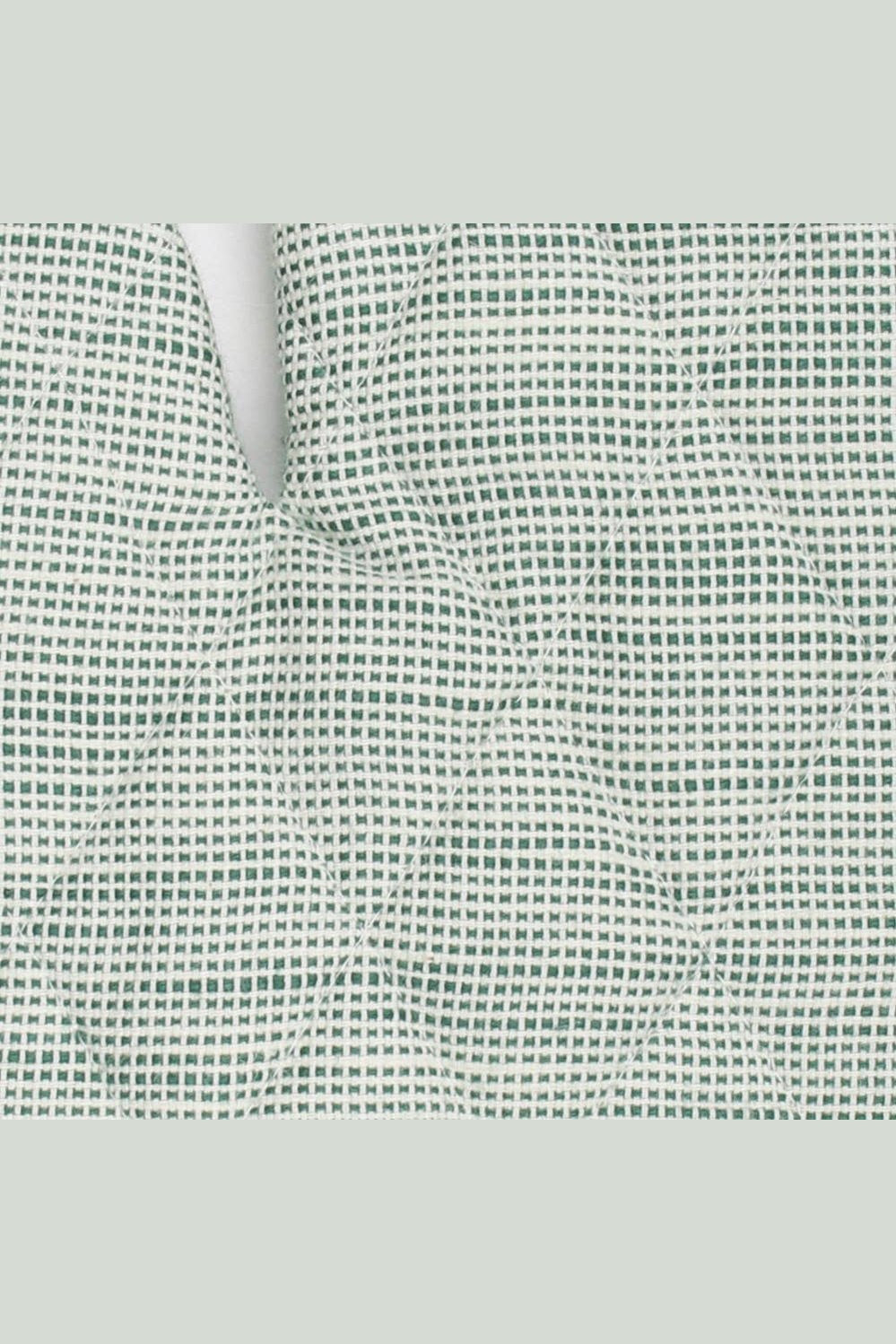 Green Slub Chambray Oven Glove