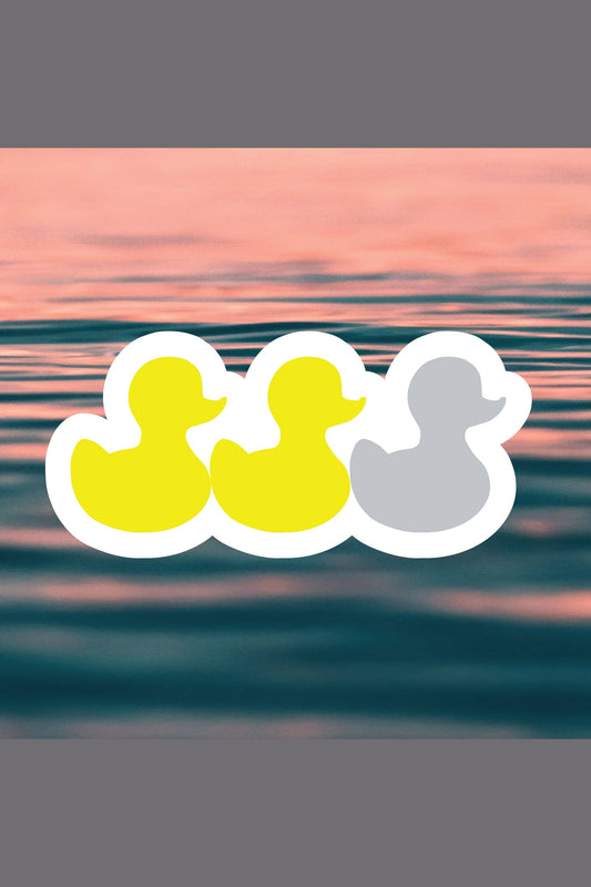 Duck Duck Grey Duck Vinyl Sticker
