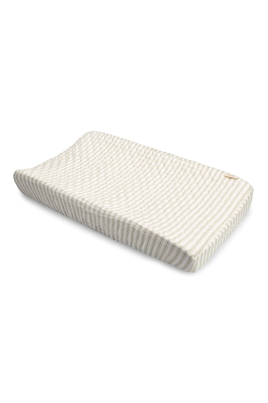 Organic Cotton Stripe Change Pad Cover