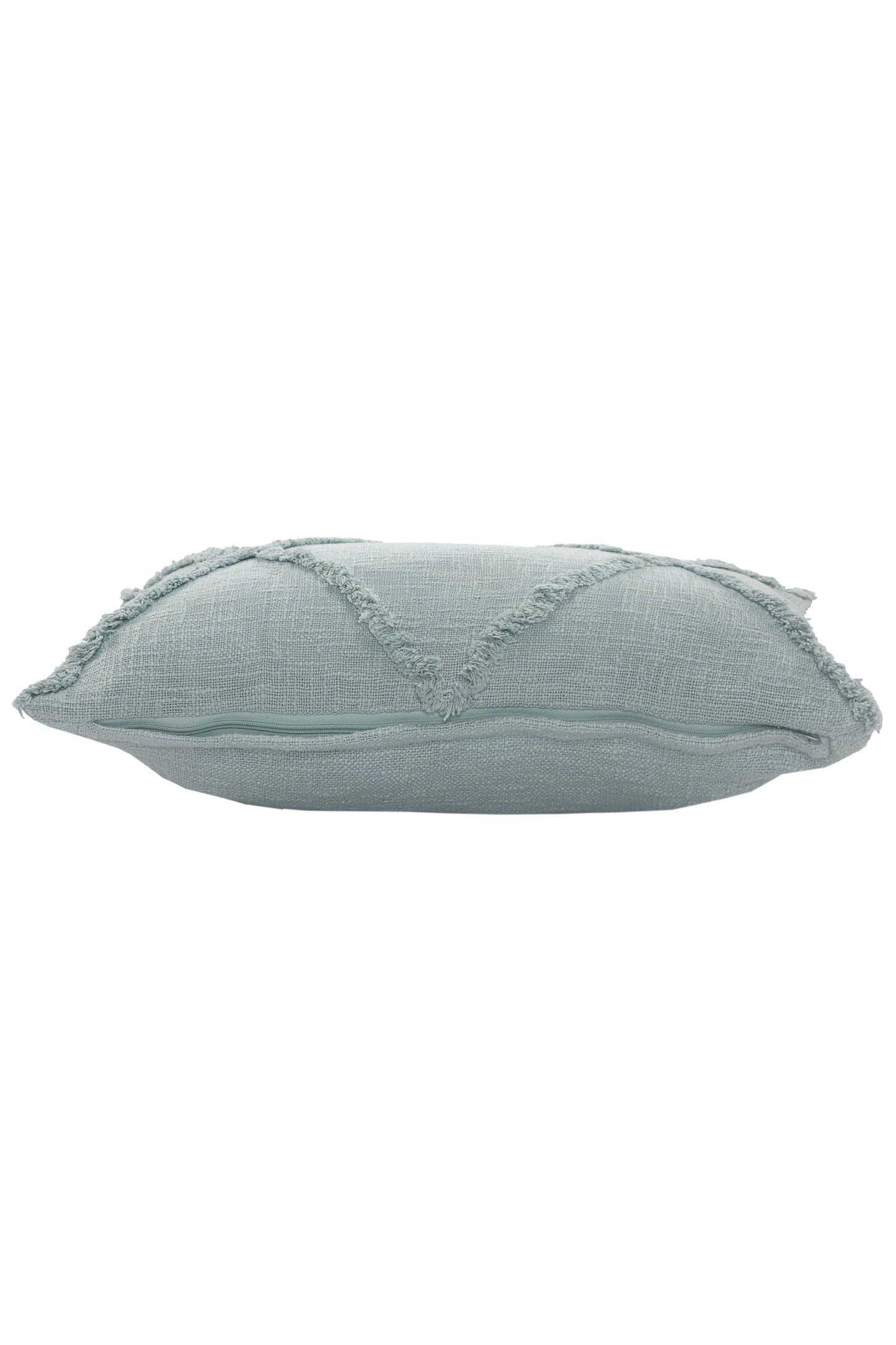 Roston Solid Decorative Diamond Tufted Cotton Throw Pillow: Natural Ivory / 20" x 20" / Poly Filled