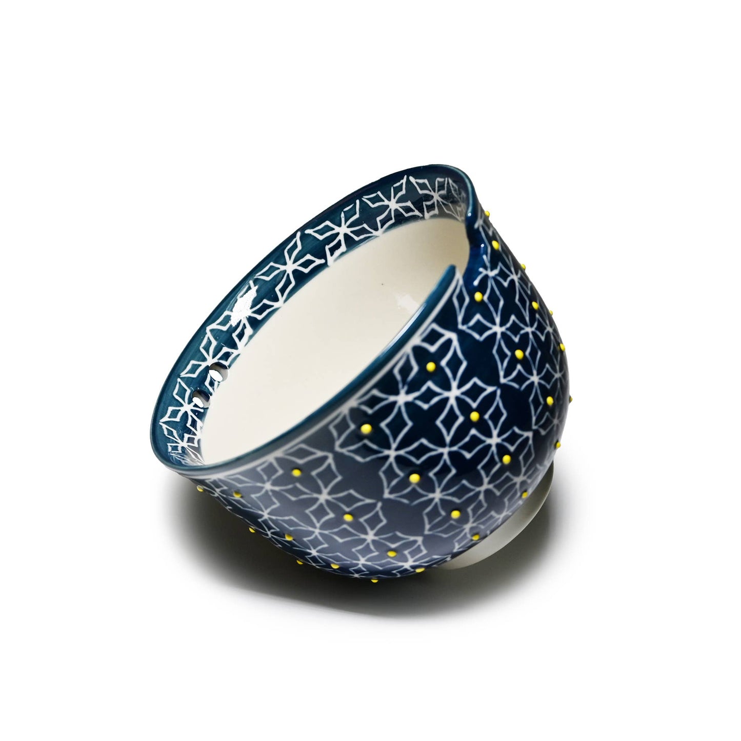 Navy Star Pattern Mira 5" Ramen Bowl w/ Chopsticks