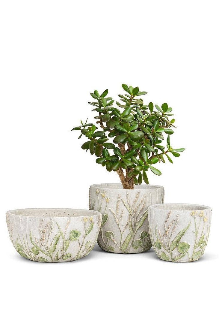 Med Lavender & Greenery Planter