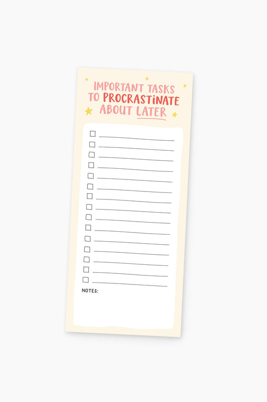 To Do List Procrastinator Notepad