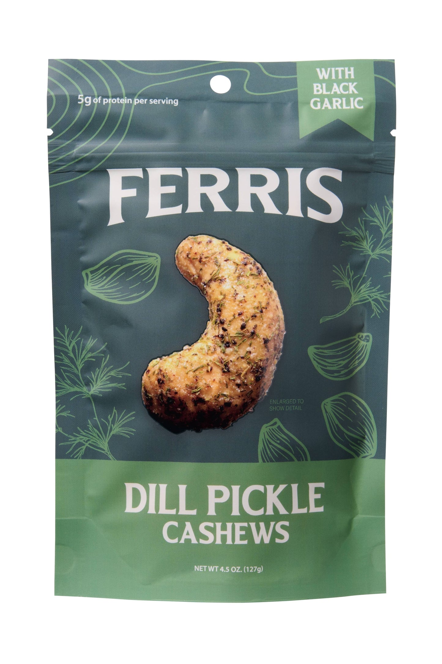 Dill Pickle Cashews 4.5 oz.