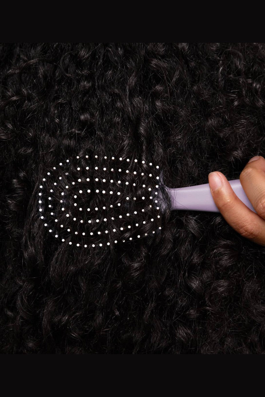 Mini Soft Violet Detangling Flexi Brush
