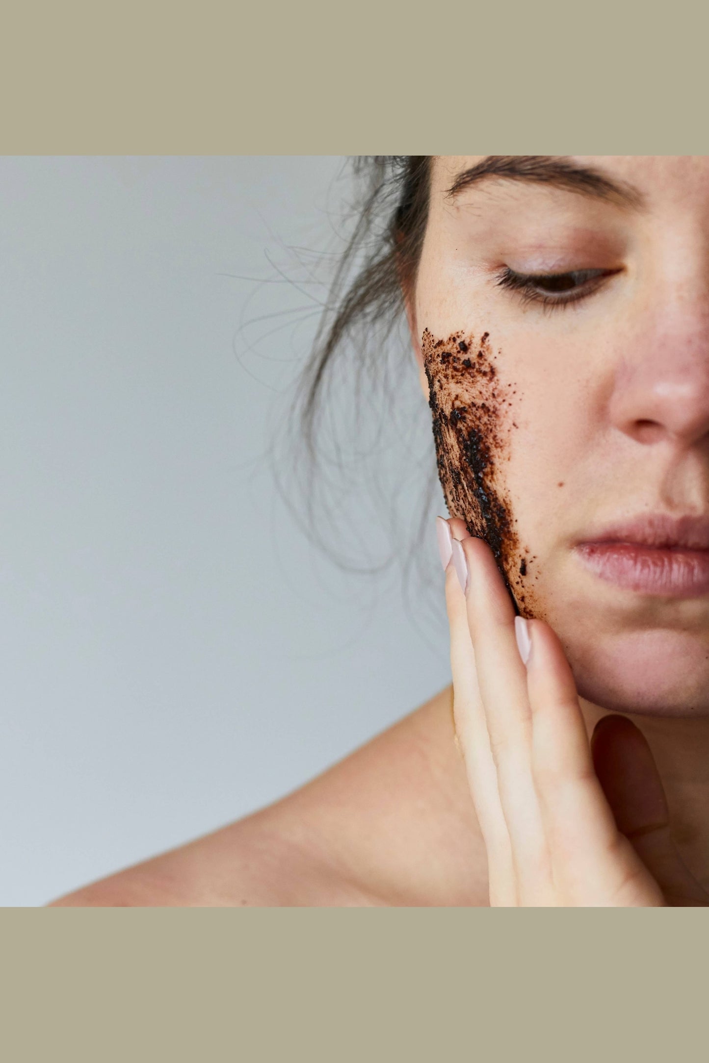 Vegan Face Scrub with Coffee + Rosehip [Citrus blend] Exfoliator