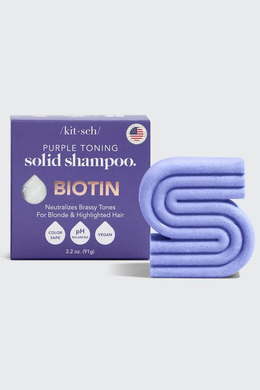 Purple Toning Shampoo Bar for Color Treated & Grey Hair