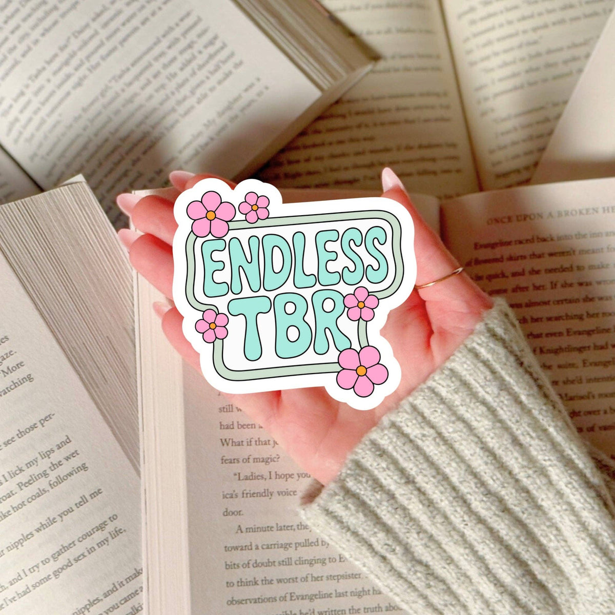 ENDLESS TBR Book Reader Sticker