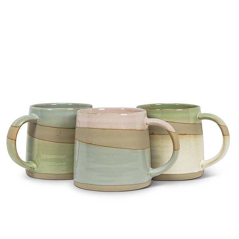 Pink/Blue Rustic Style Mug