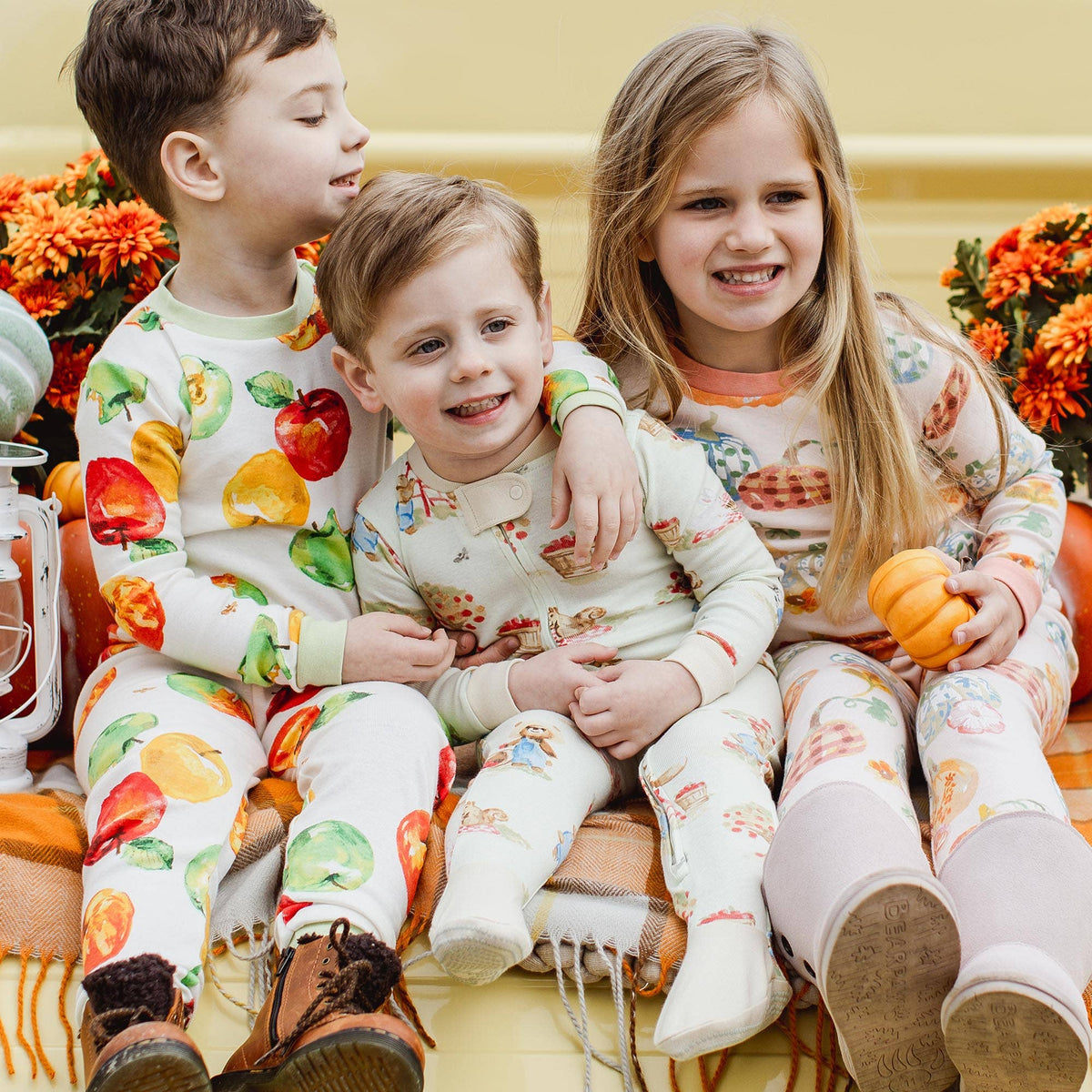 On The Orchard Organic Cotton Footed Sleep & Play: 3-6M