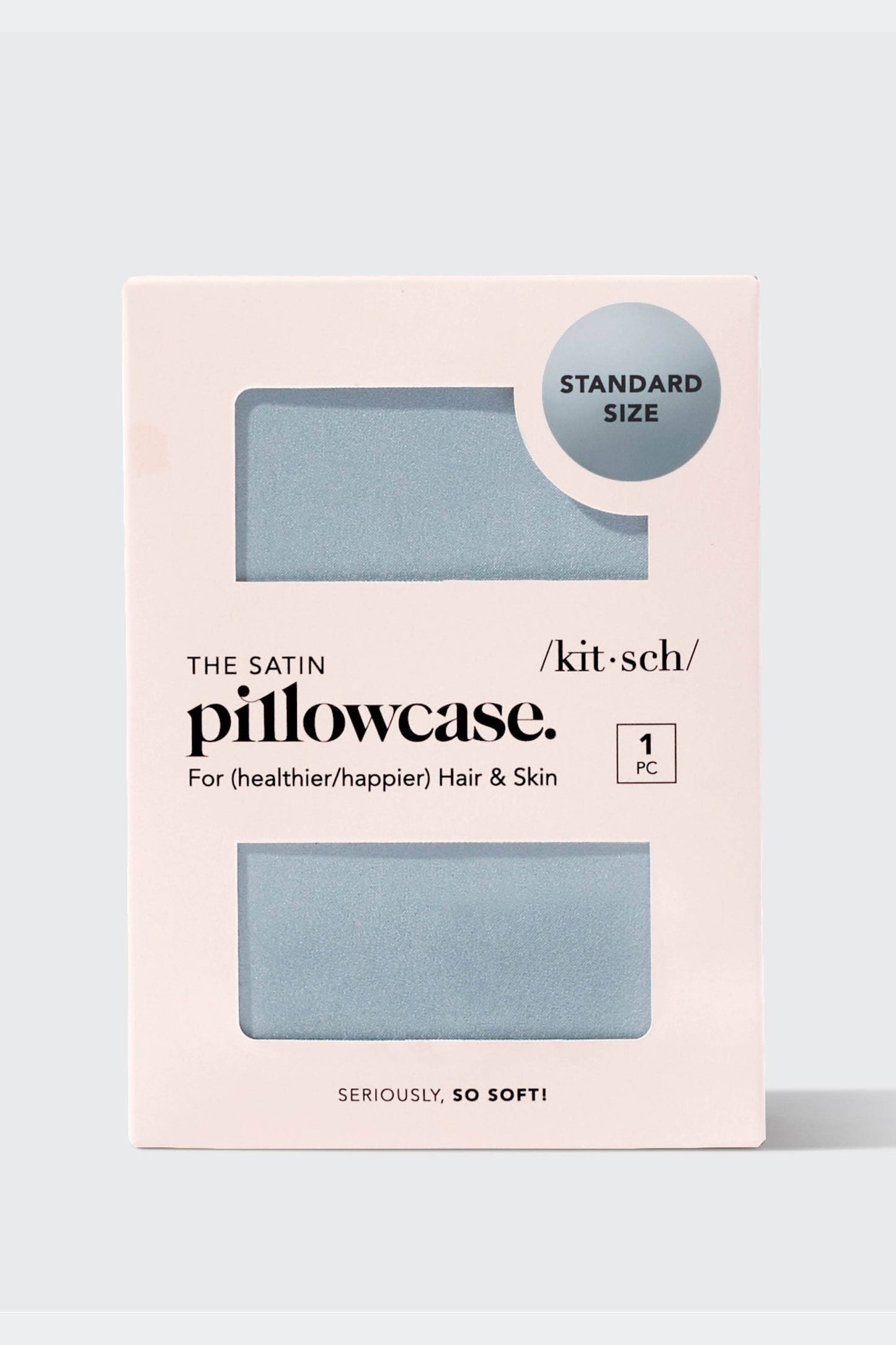 Standard Satin Pillowcase - Haze Blue