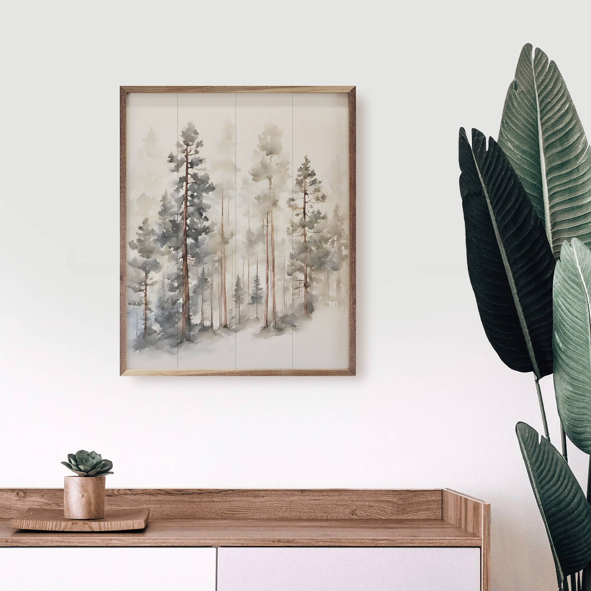 Watercolor Timber Print